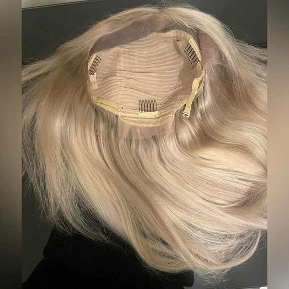 Honey Blonde (P18/613), 13by4 Lace 100%HUMAN Hair, 22inches/180%DENSITY PAID 240
